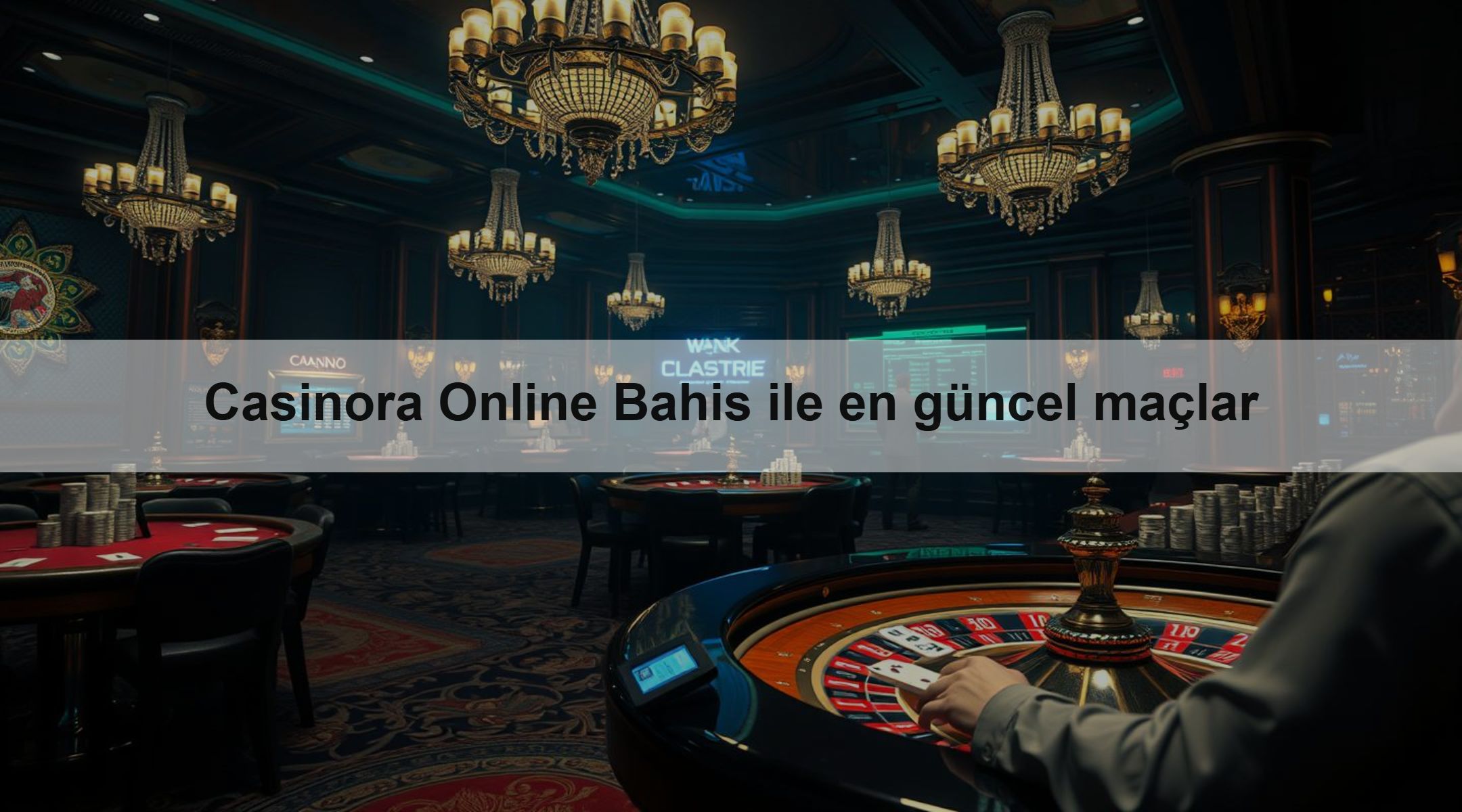 Casinora Online Bahis ile en güncel maçlar