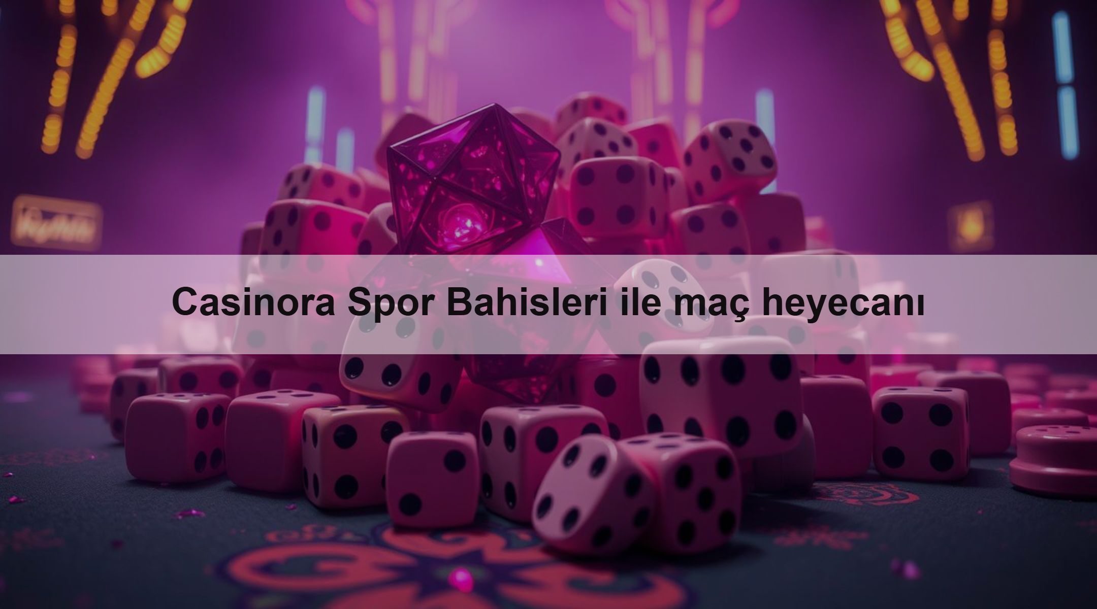Casinora Spor Bahisleri ile maç heyecanı